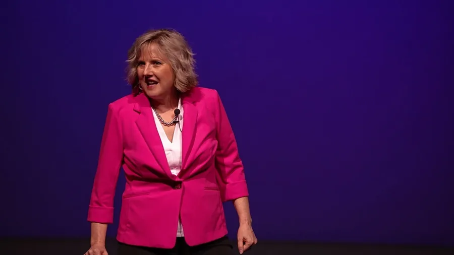 Kim Gilson mid-keynote
